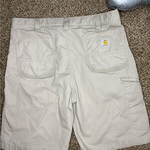 Carhartt Men's Cream Cargo Shorts